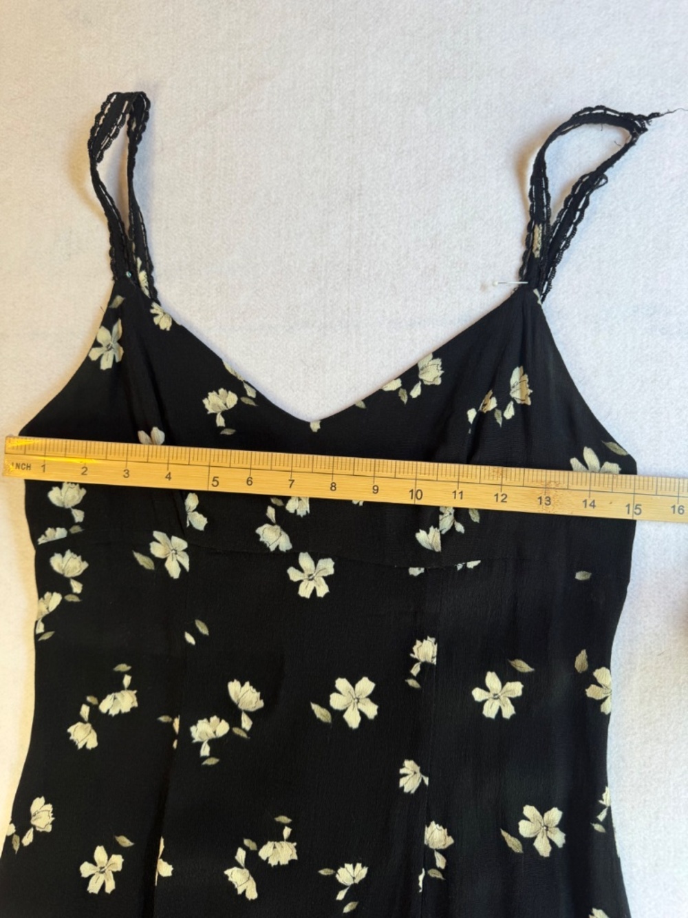 Vintage Romantic Fairycore Floral Midi Dress Small - Picture 7 of 10